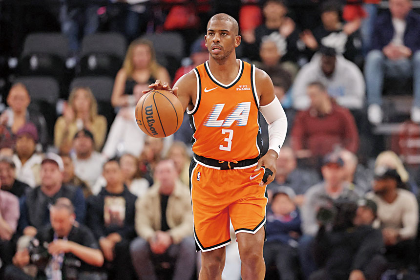 保羅在快船過得並不開心。路透社