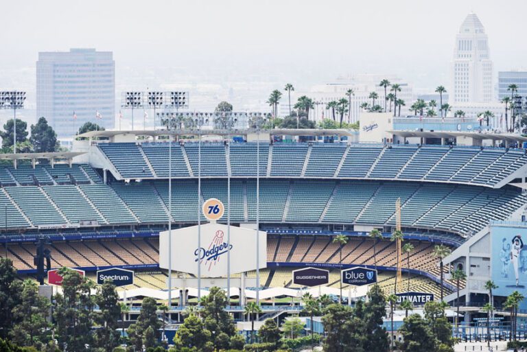 道奇球場是2028年奧運會棒球比賽主場館。美聯社
