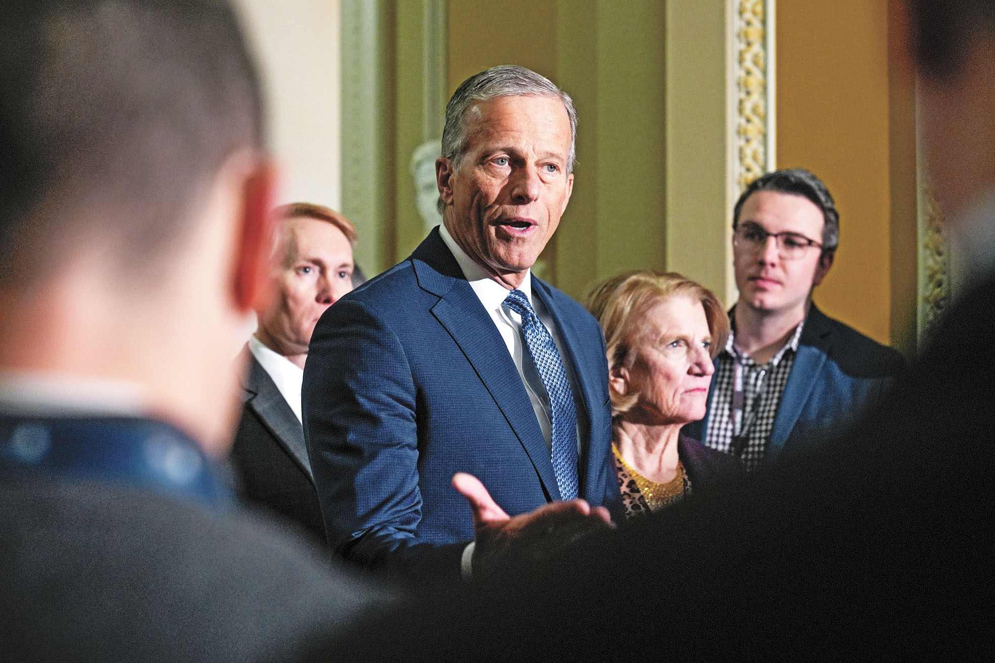 參院多數黨領袖圖恩警告，若民主黨人不合作，國安部下周恐將停擺。美聯社