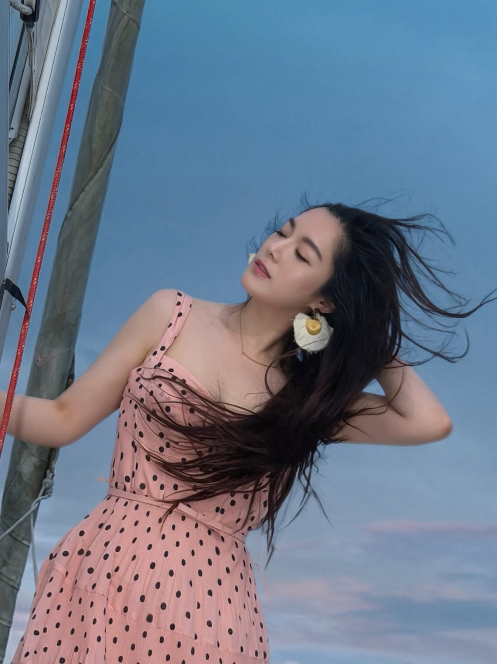 苟芸慧顏值相當高。