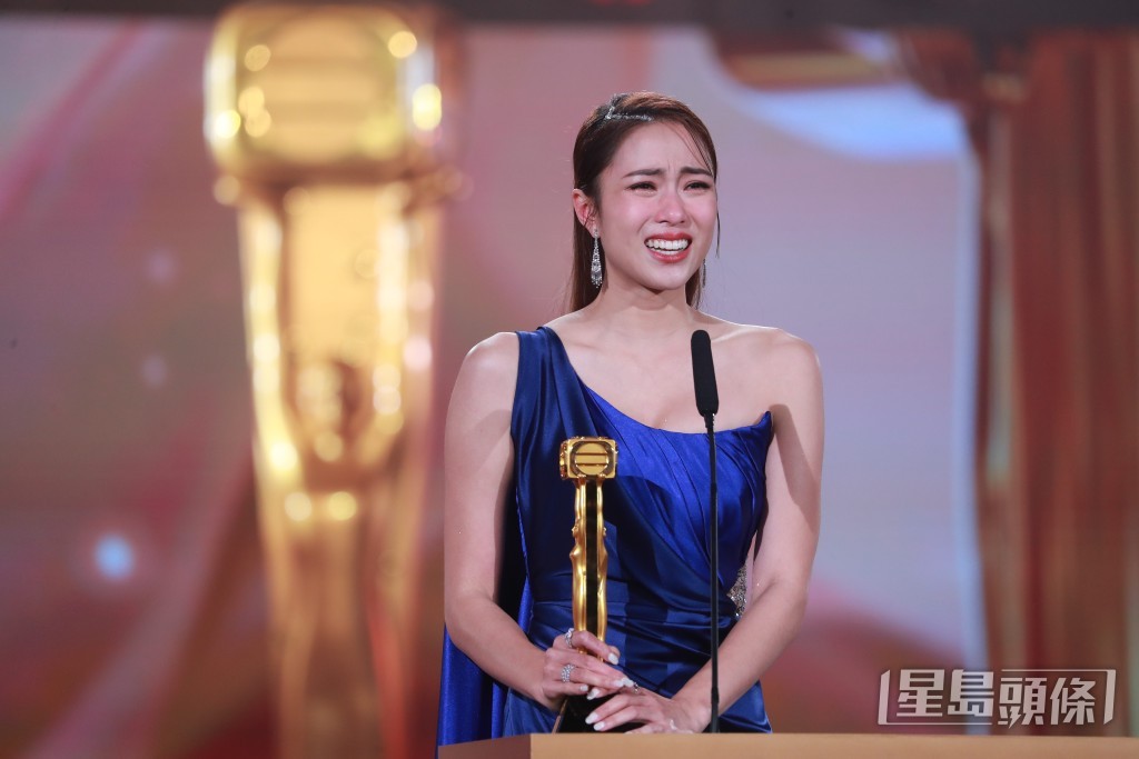 劉穎鏇2023年獲得「飛躍進步女藝員」。