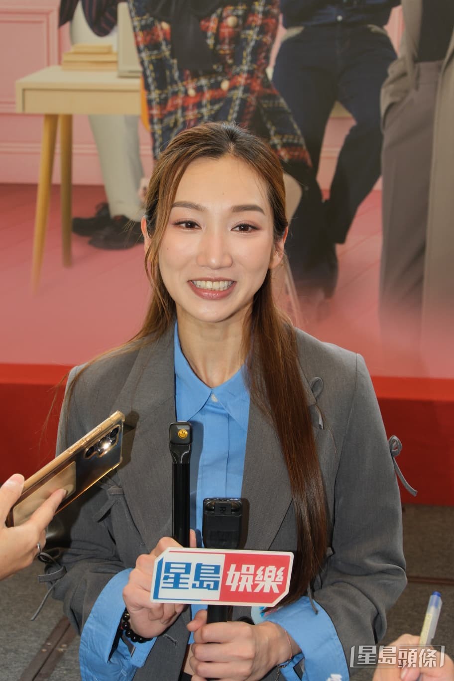 王嘉慧最想合作的男演員是陳豪與馬國明。
