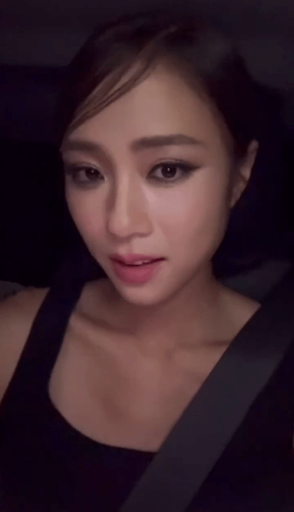 妝後的劉穎鏇面對鏡頭,有著另一種美態。