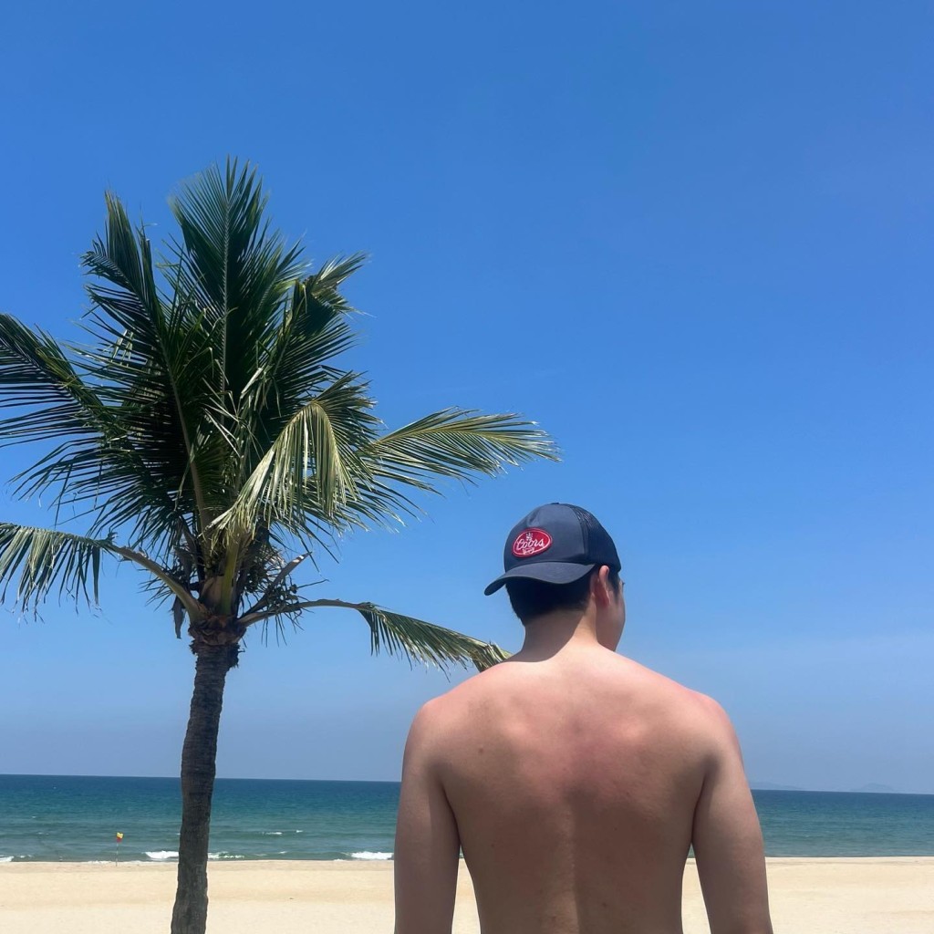 林卓毅在Instagram分享旅行照片。